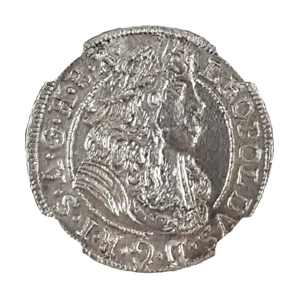 Austria Silver 3 Kreuzer Of Leopold I “The Hogmouth” (AD 1657–1705) NGC