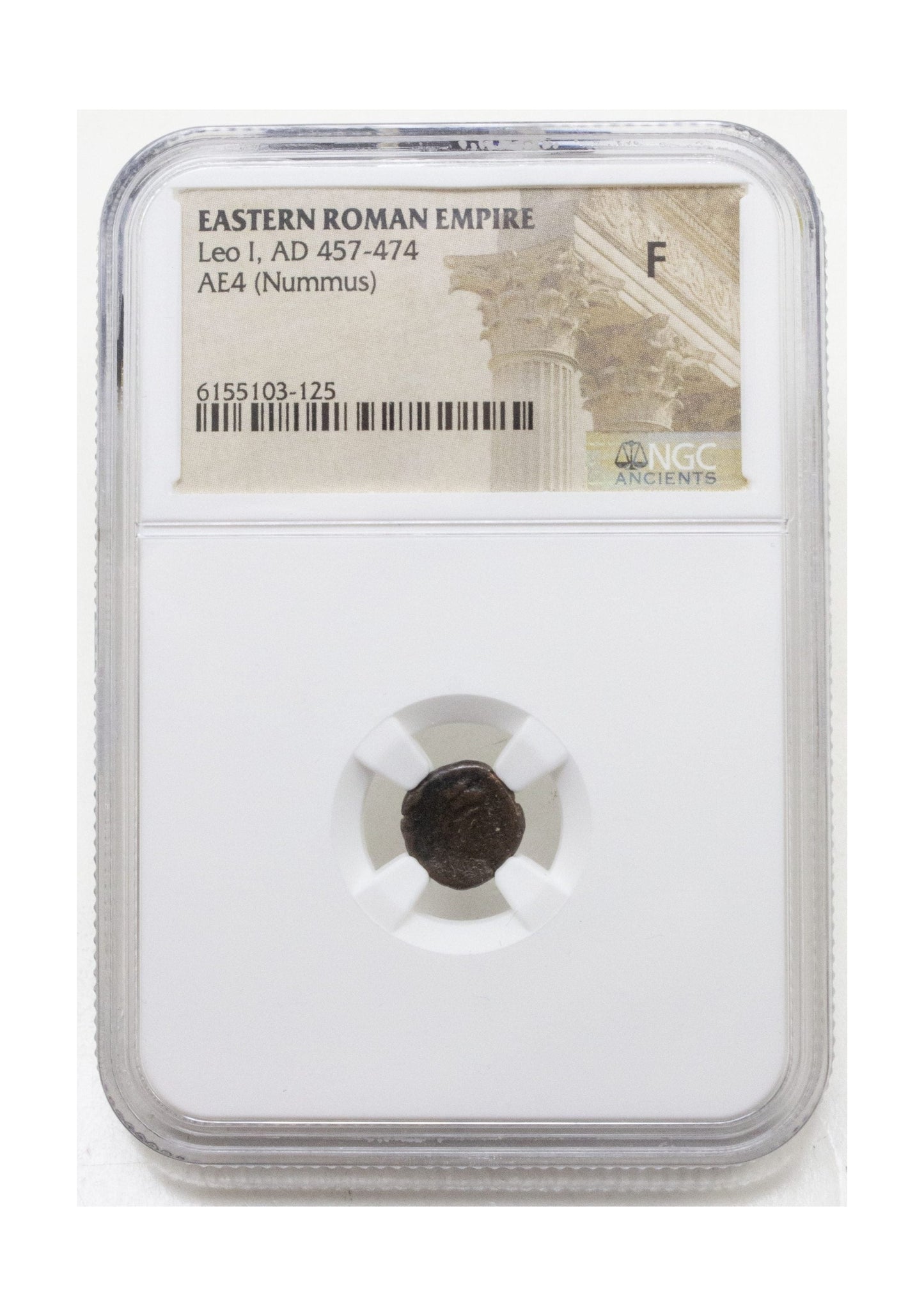 Roman Bronze AE4 Of Leo I (AD 457–474) NGC