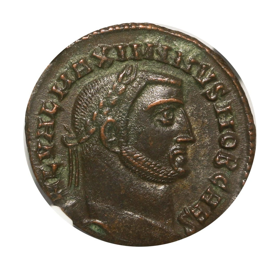 Maximinus II Roman AE (AD 311-313) NGC
