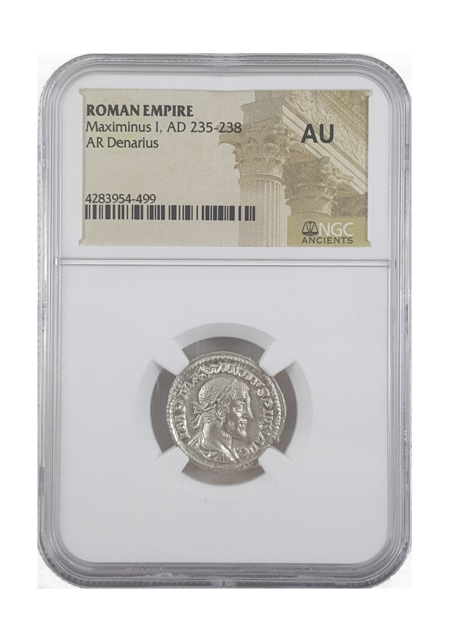 Maximinus I Thrax Roman AR Antoninianus (NGC Certified Slab)