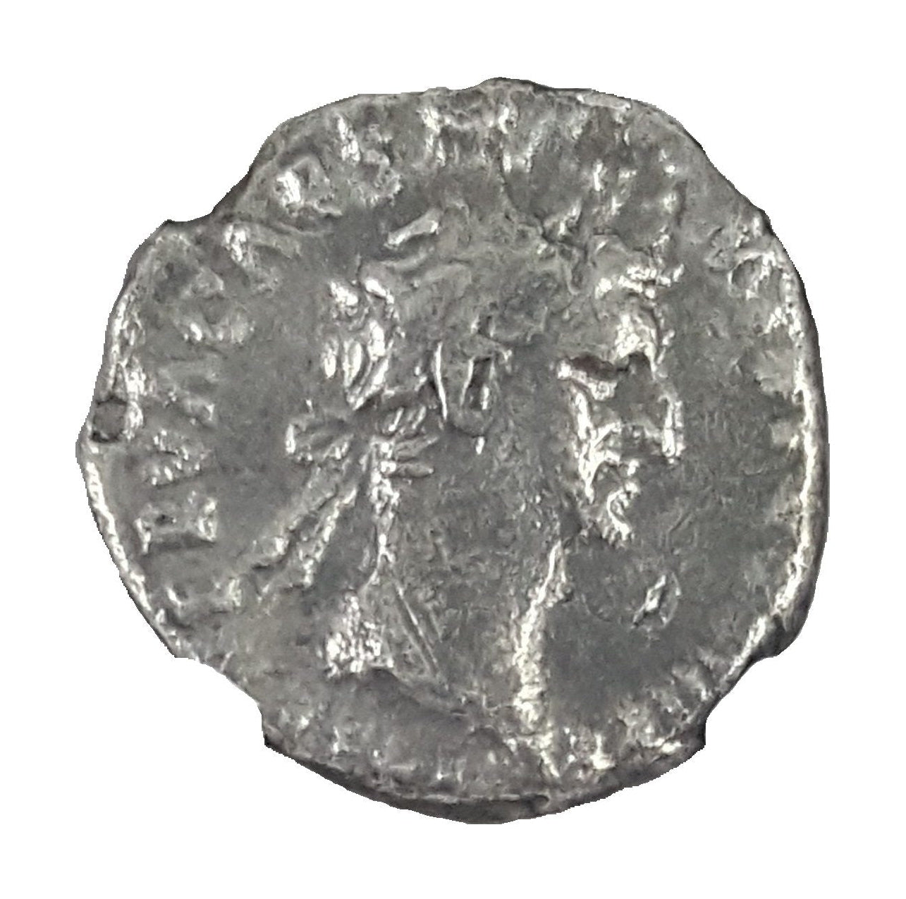 Roman Silver Denarius Of Nerva (AD 96–98) NGC