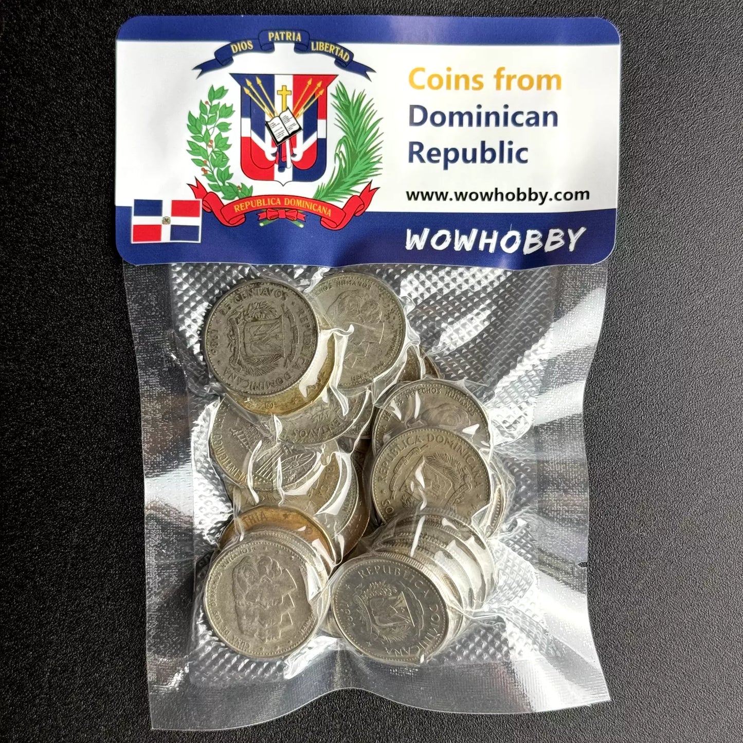Bag of 35 Coins from the Dominican Republic 🇩🇴