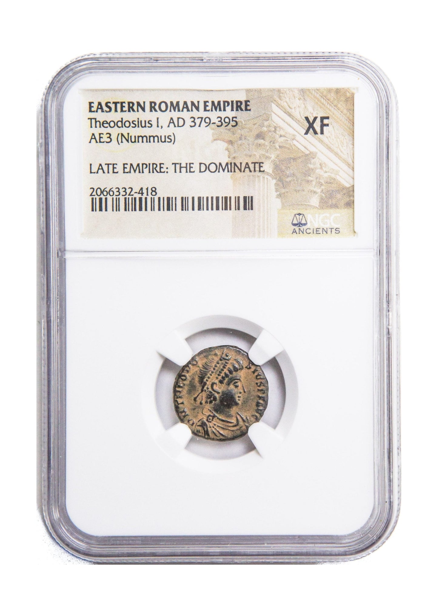 Theodosius I Roman AE (AD 379–395) NGC