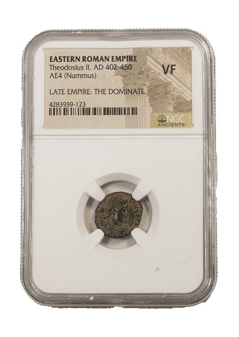 Theodosius II Roman AE (AD 402-450) NGC