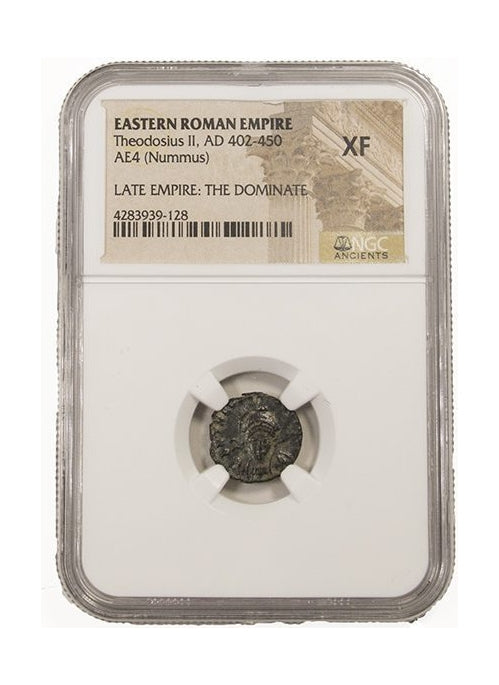 Theodosius II Roman AE (AD 402-450) NGC