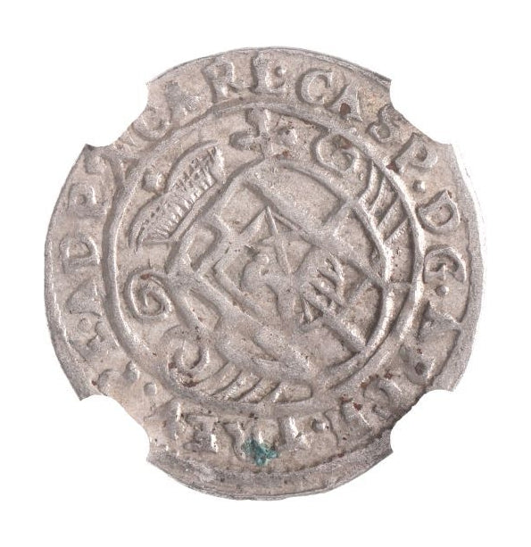 Germany 4 Pfennig (1652–1673) – Karl Kasper von der Leyen – St. Peter with Key – NGC Certified