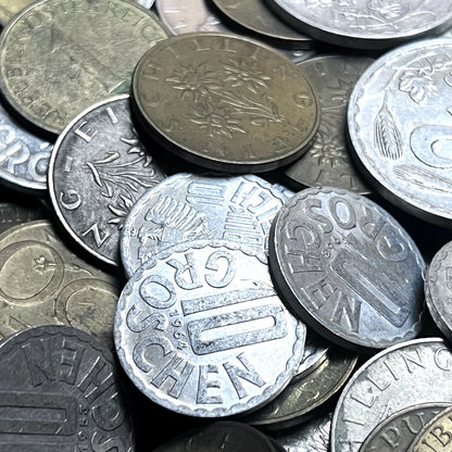 Bulk Lot of Austrian Coins