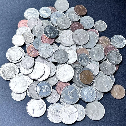 Bulk Lot of Bermudian Coins