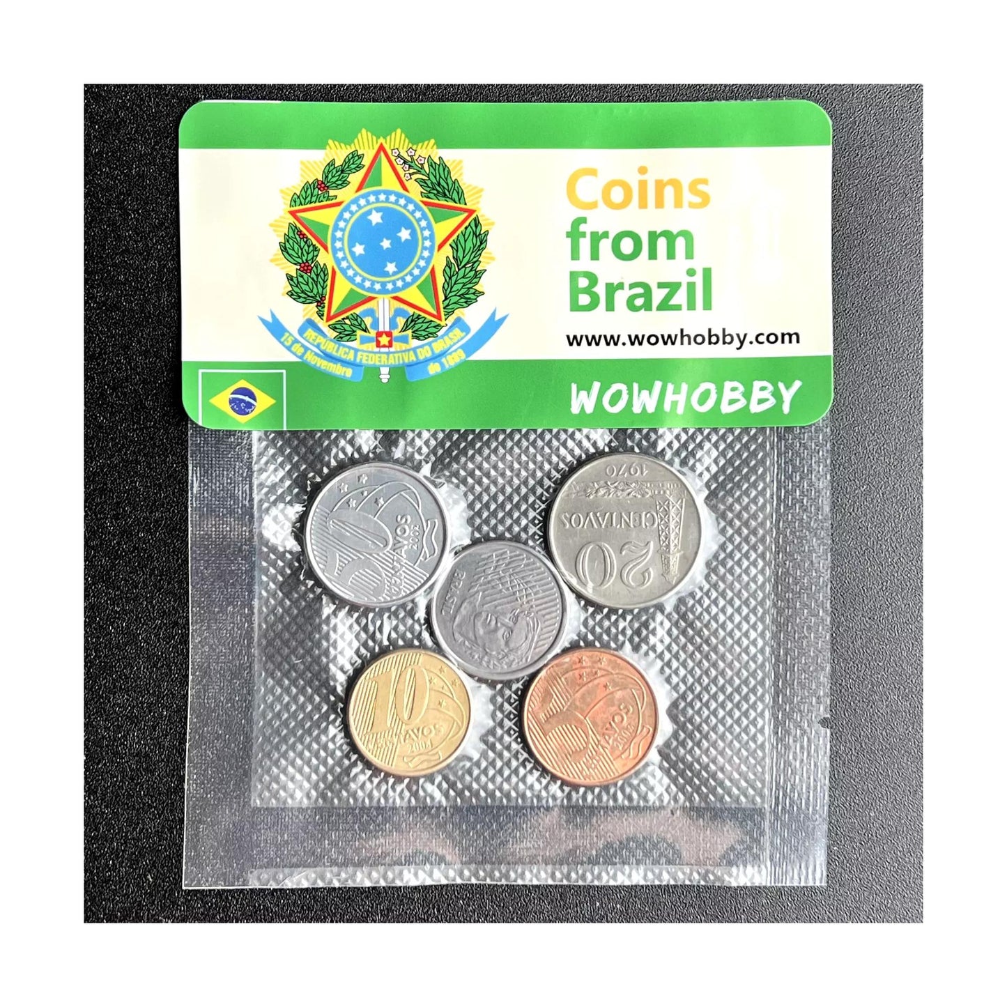 Brazil 5 Random Coins
