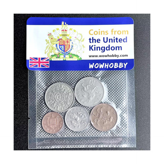 United Kingdom of Great Britain & Northern Ireland 5 Random Coins