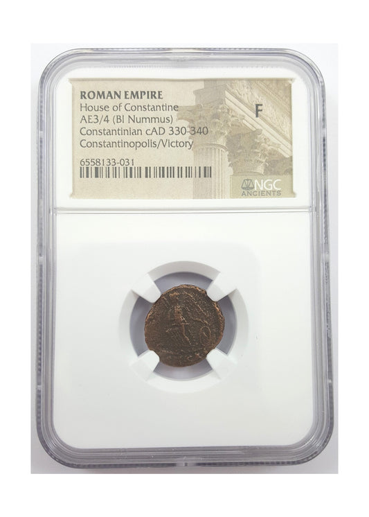 Constantinopolis Roman AE Commemorative (AD 330-340) NGC