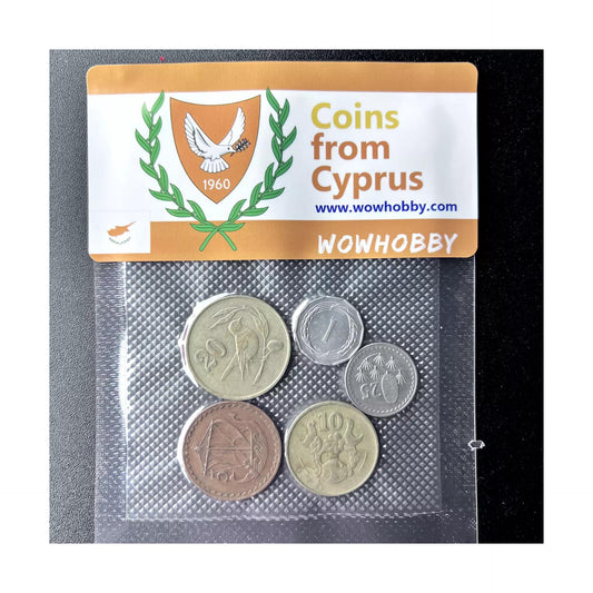 Cyprus 5 Random Coins
