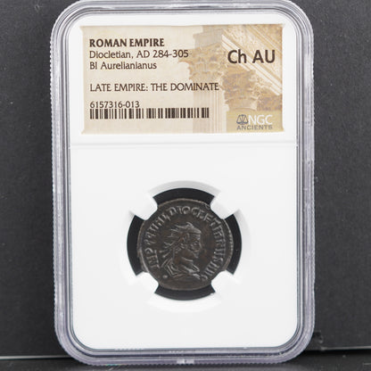 Diocletian Roman AE Antoninianus (AD 284-305) NGC