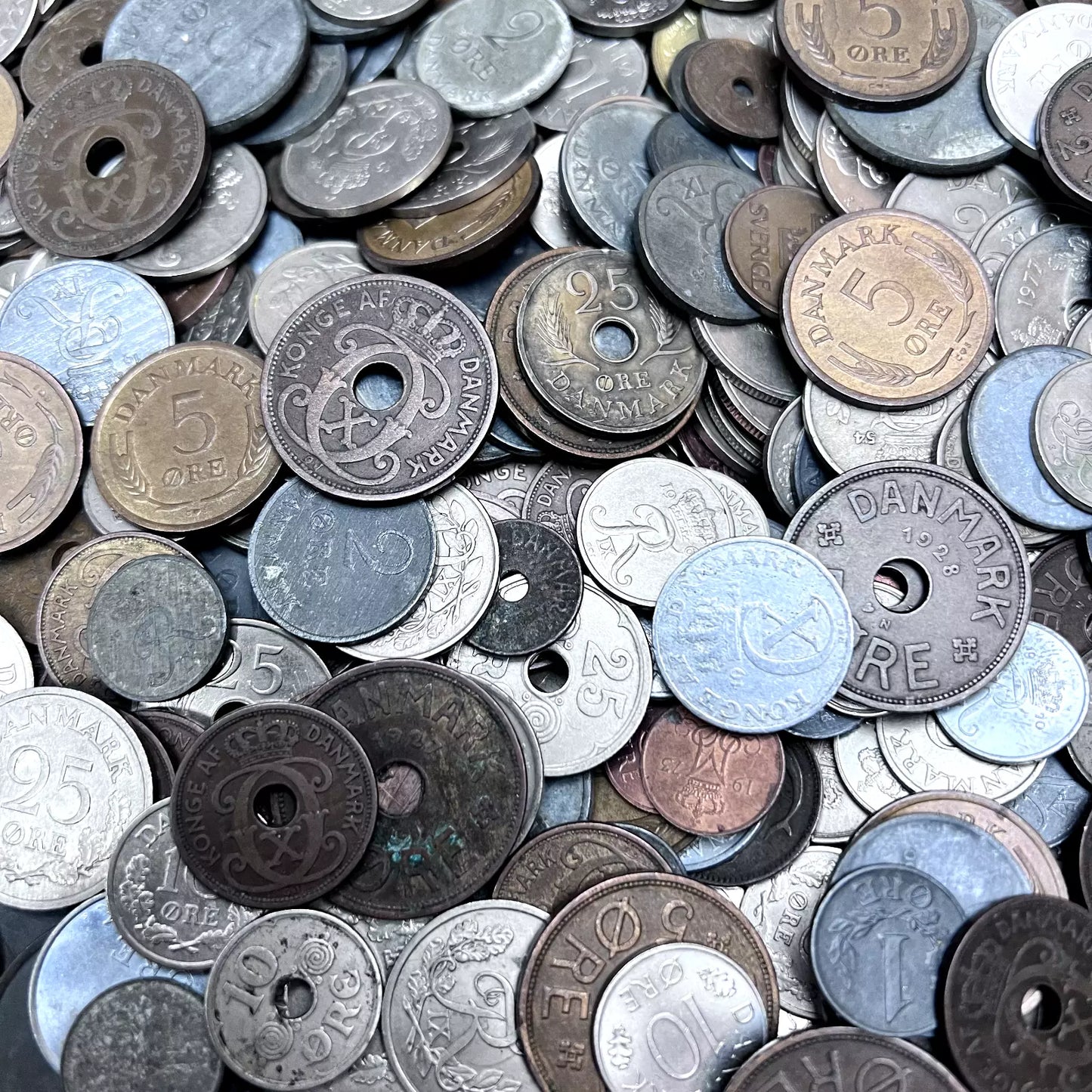 Bulk Lot of Danish Coins