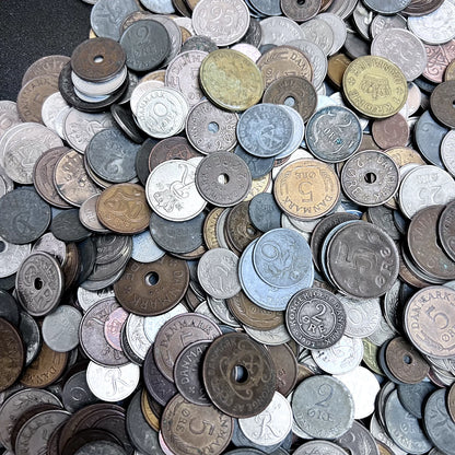 Bulk Lot of Danish Coins