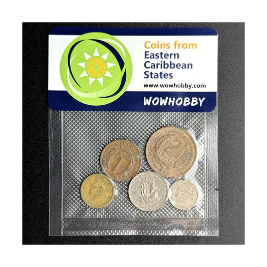East Caribbean States 5 Random Coins