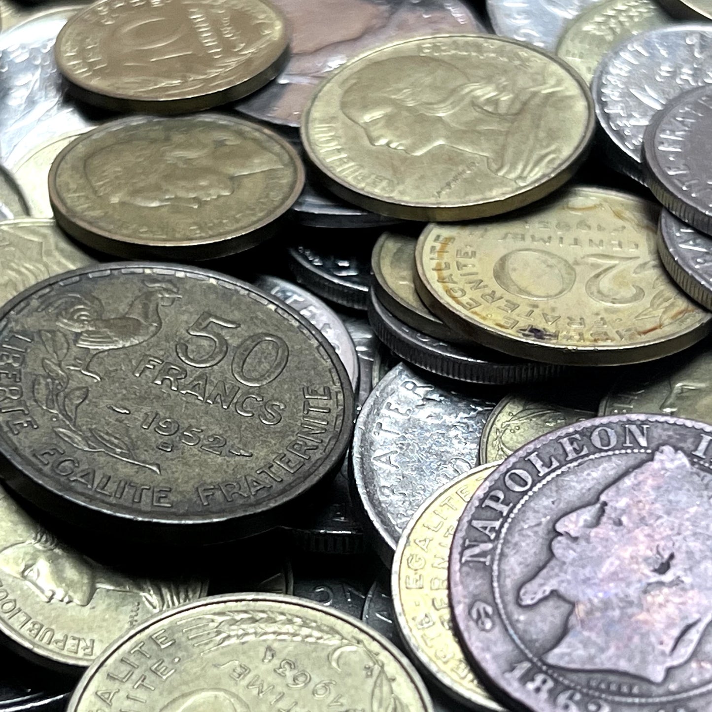 Bulk Lot of French Coins