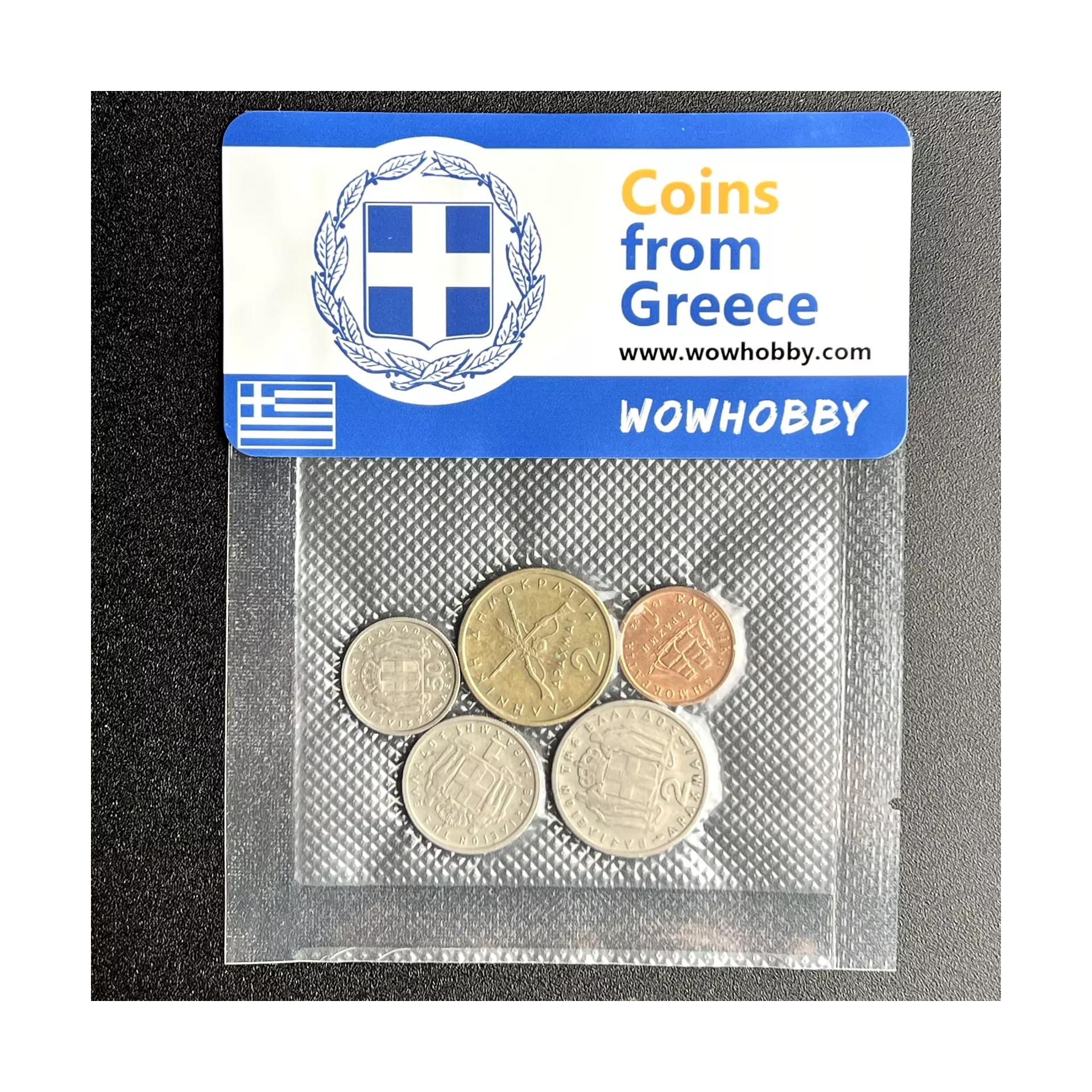 Greece 5 Random Coins – WowHobby