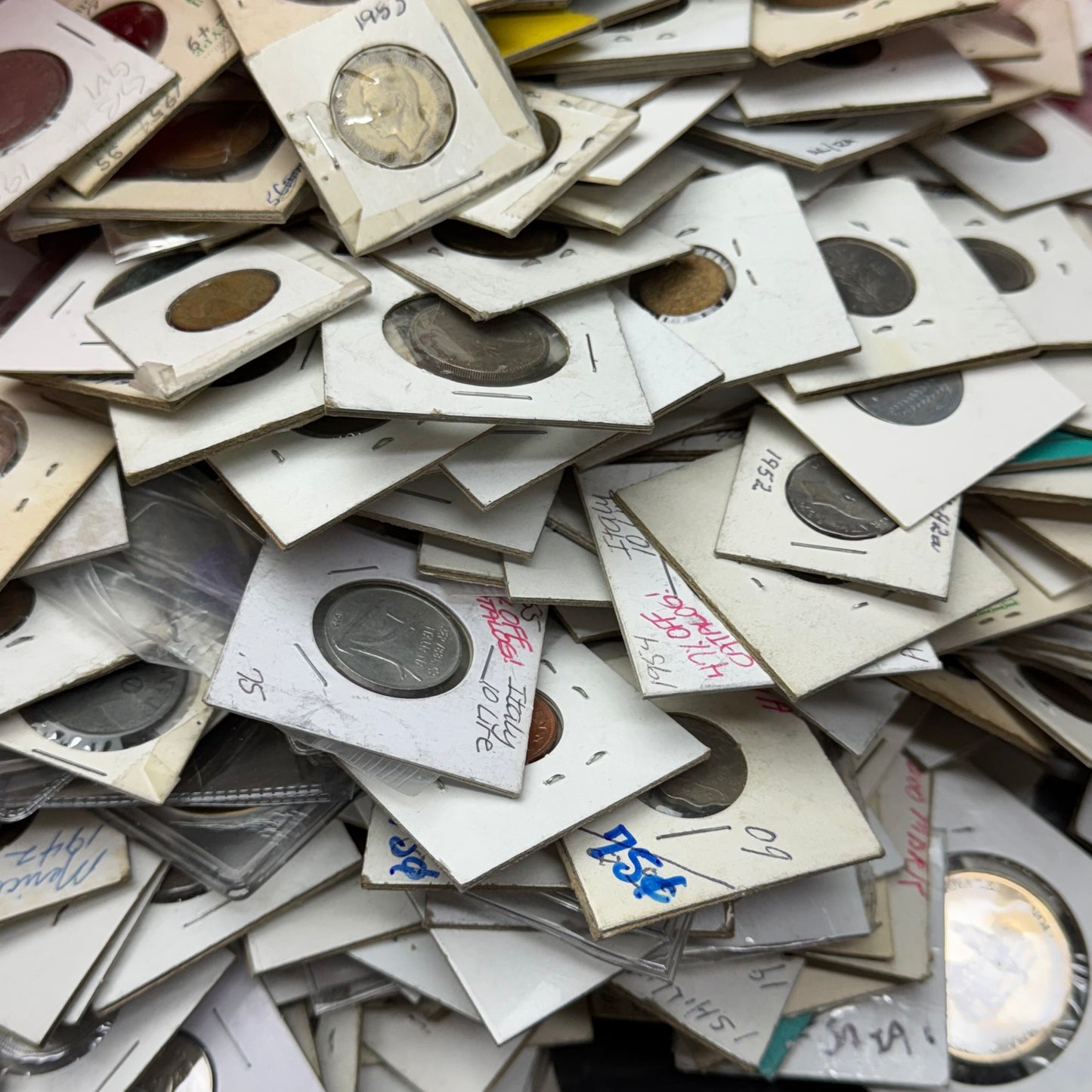 Bulk Lot of Carded Coins