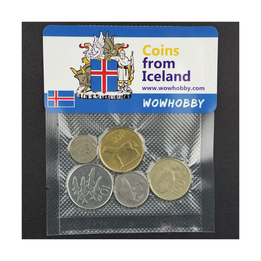 Iceland 5 Random Coins