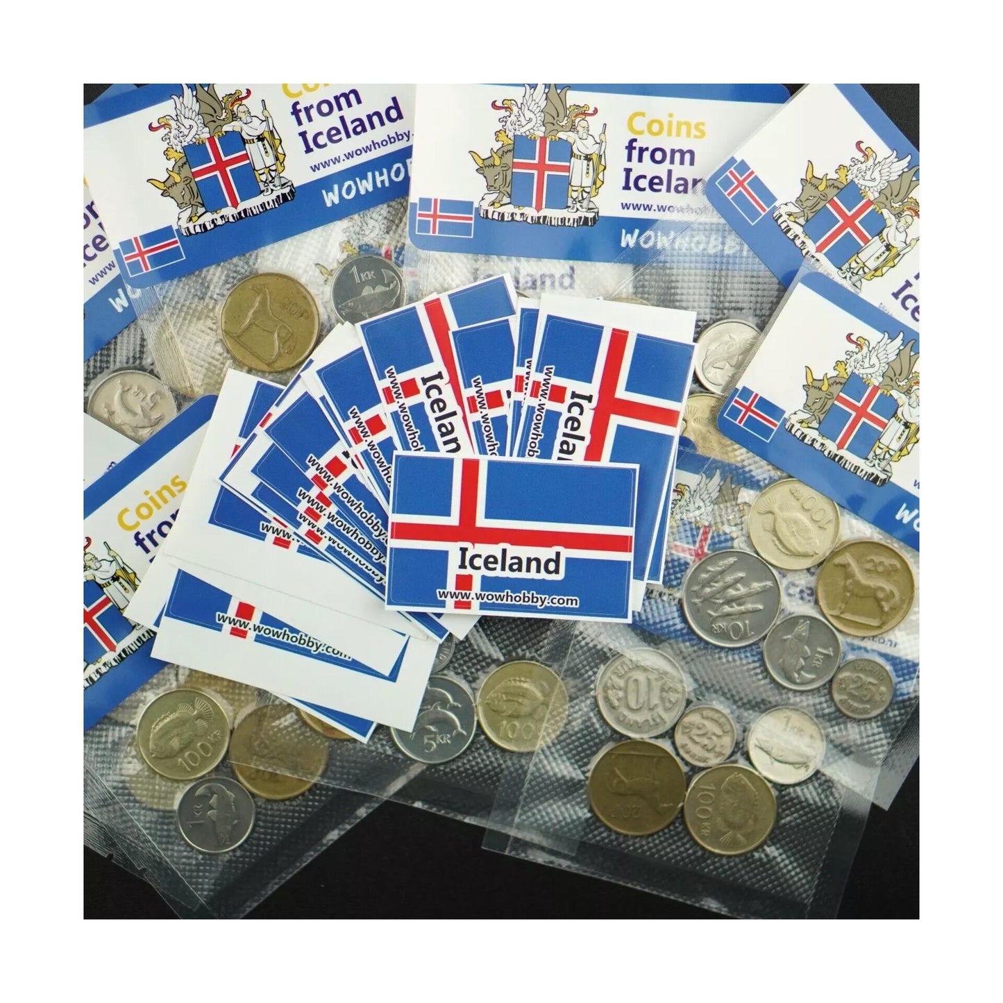Iceland 5 Random Coins