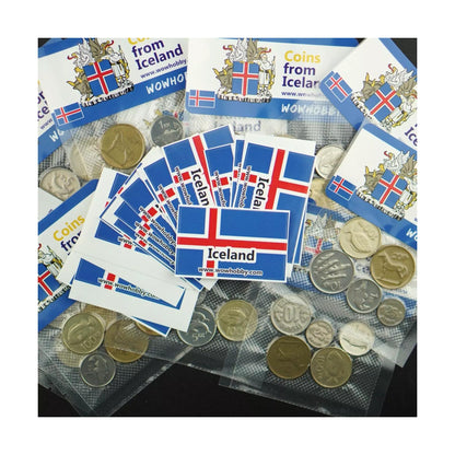Iceland 5 Random Coins