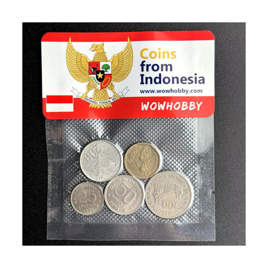 Indonesia 5 Random Coins