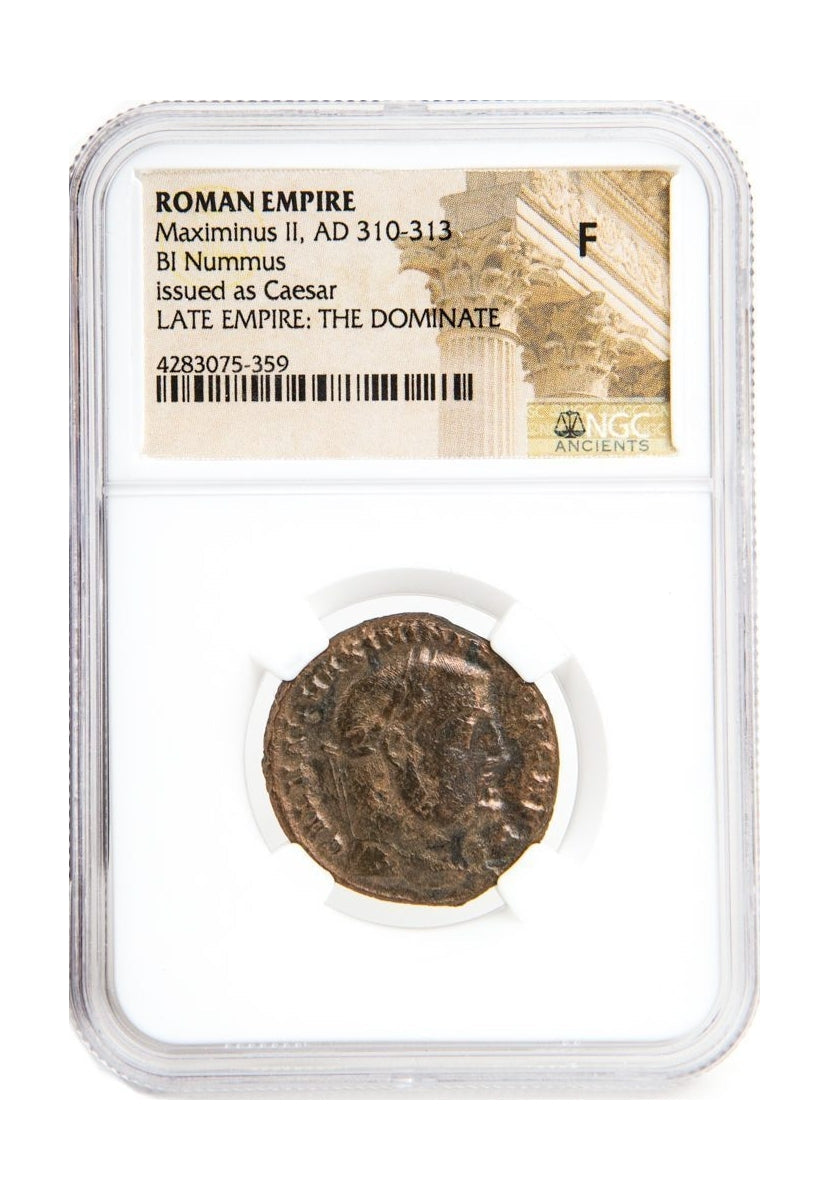 Maximinus II Roman AE (AD 311-313) NGC