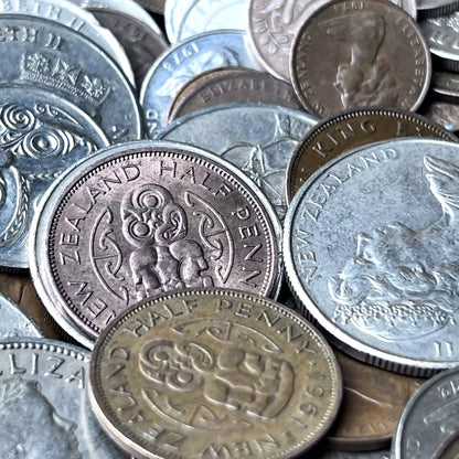 Bulk Lot of New Zealand Coins