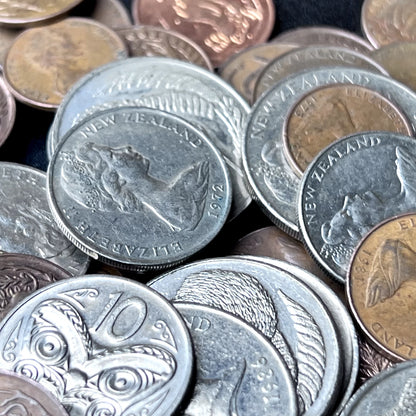 Bulk Lot of New Zealand Coins