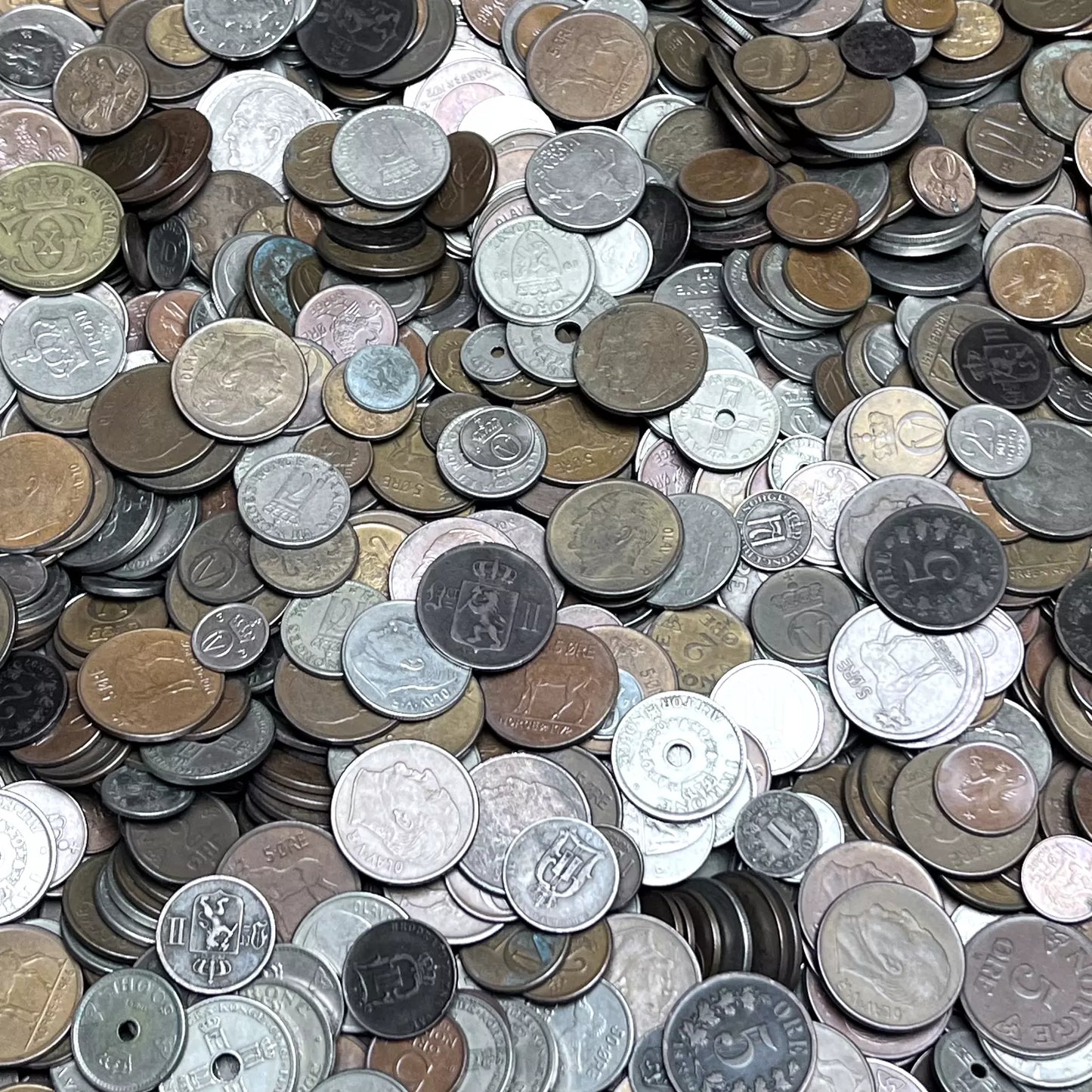 Bulk Lot of Norwegian Coins