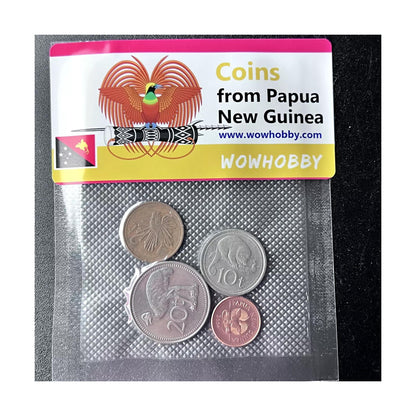 Papua New Guinea 4 Random Coins