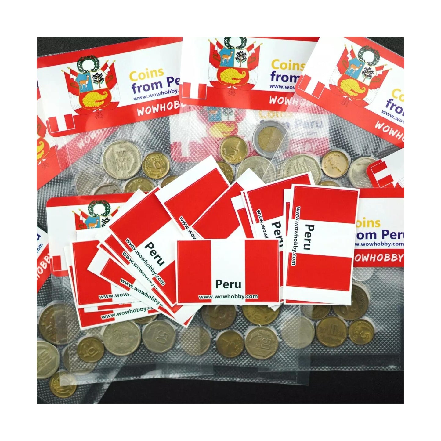 Peru 5 Random Coins
