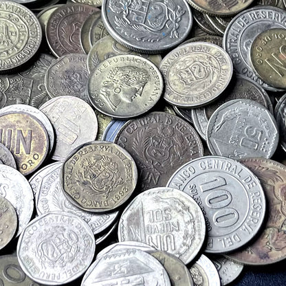 Bulk Lot of Peruvian Coins