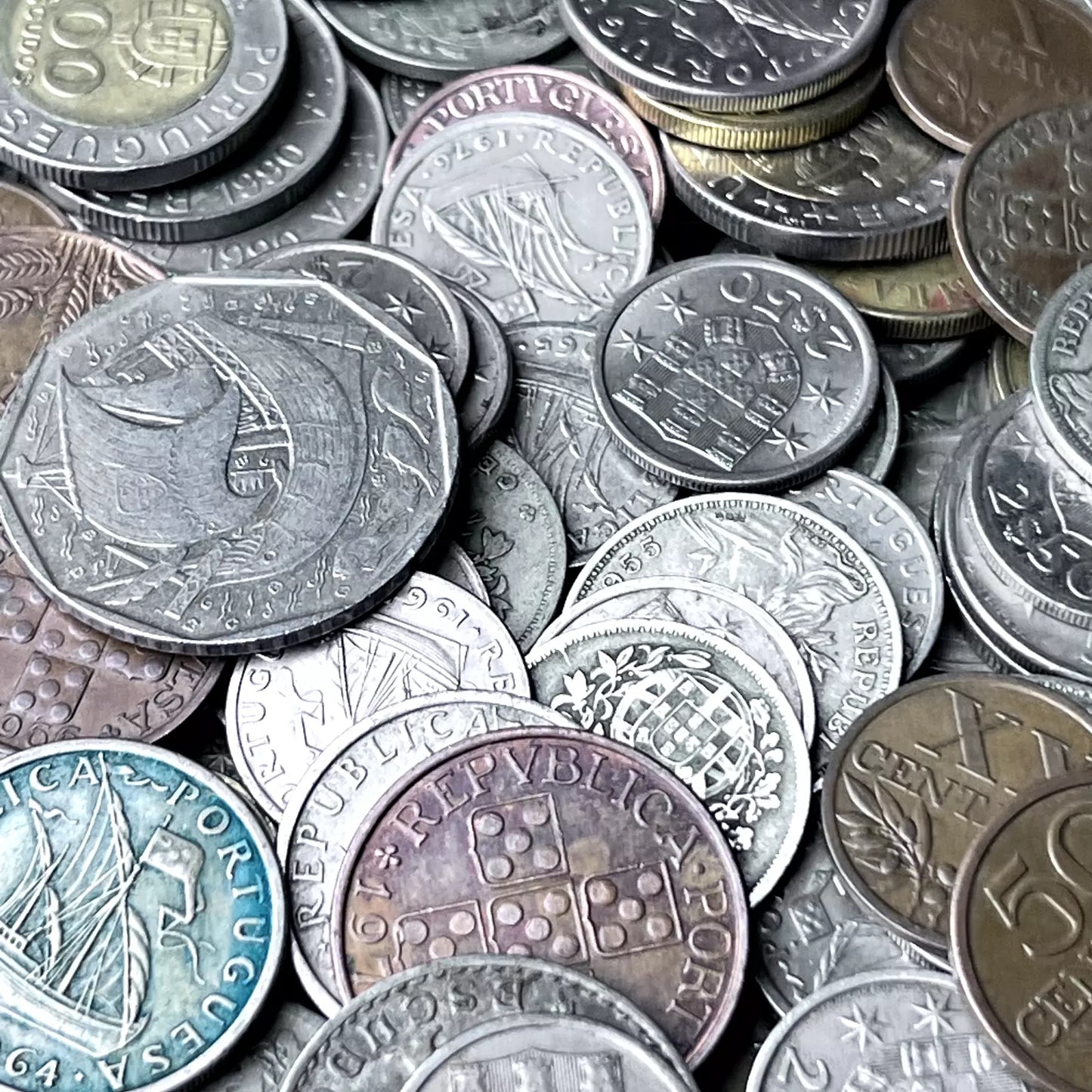 Bulk Lot of Portuguese Coins