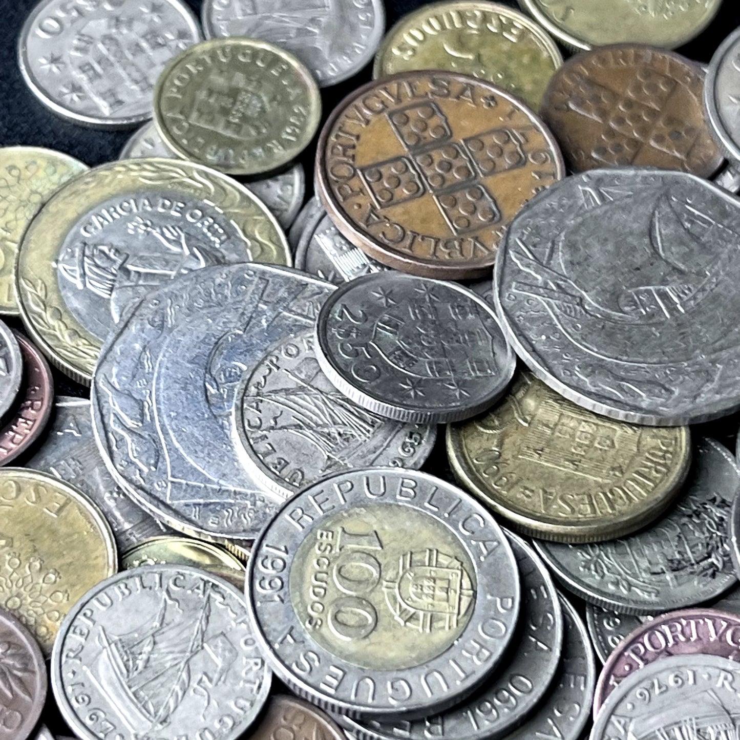 Bulk Lot of Portuguese Coins