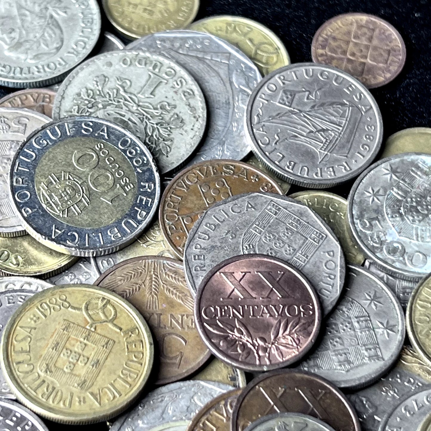 Bulk Lot of Portuguese Coins