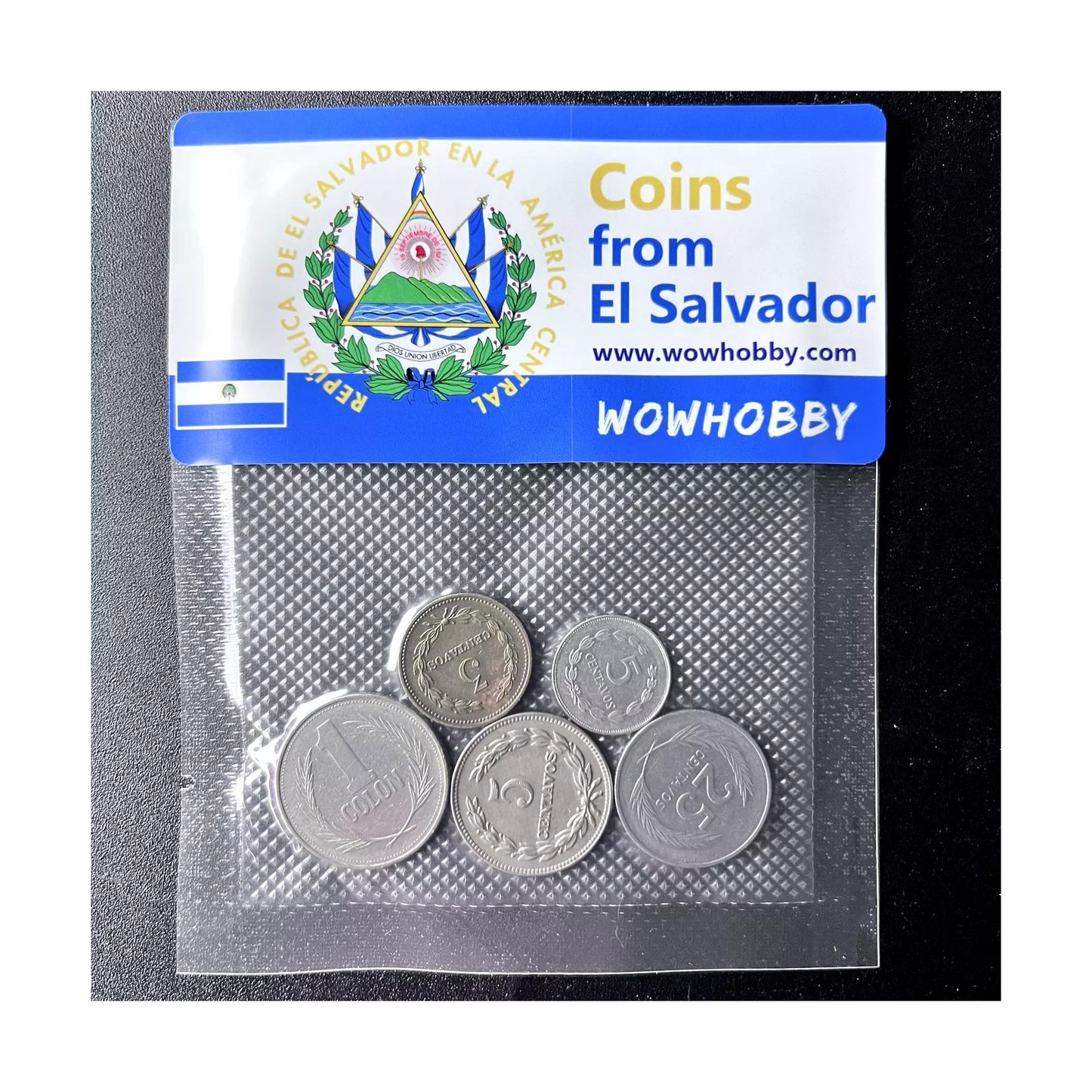 El Salvador 5 Random Coins