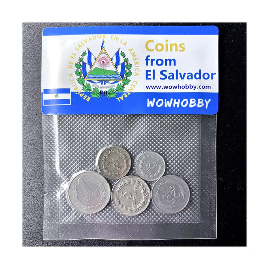 El Salvador 5 Random Coins