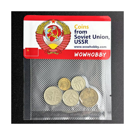 Soviet Union, USSR 5 Random Coins