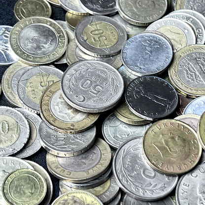Bulk Lot of Turkish Coins