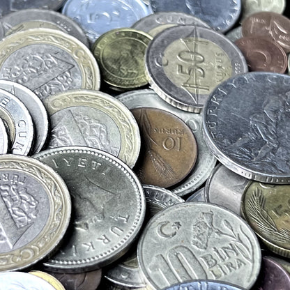 Bulk Lot of Turkish Coins