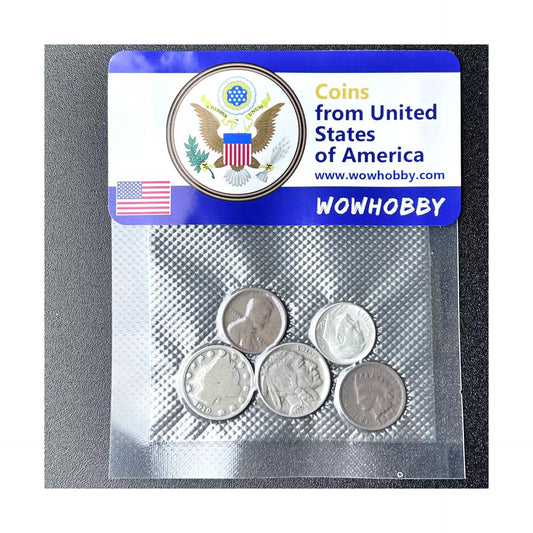 United States of America 5 Random Coins