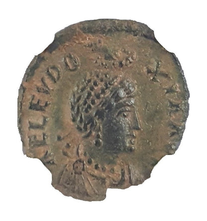 Aelia Eudoxia Roman Bronze Coin (AD 401-404) NGC