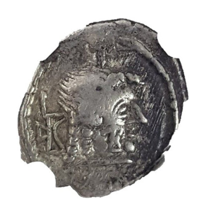Himyarite Kingdom Arabia Felix Silver Drachm 1st Century (NGC Slab)