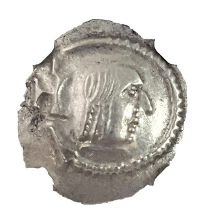 Himyarite Kingdom Arabia Felix Silver Drachm 1st Century (NGC Slab)