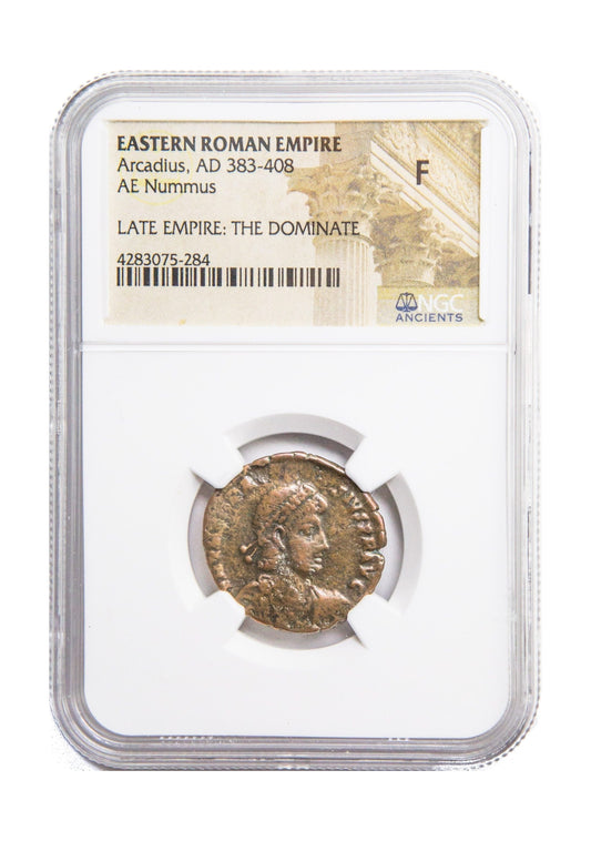 Arcadius Roman AE2 (AD 383-408) NGC