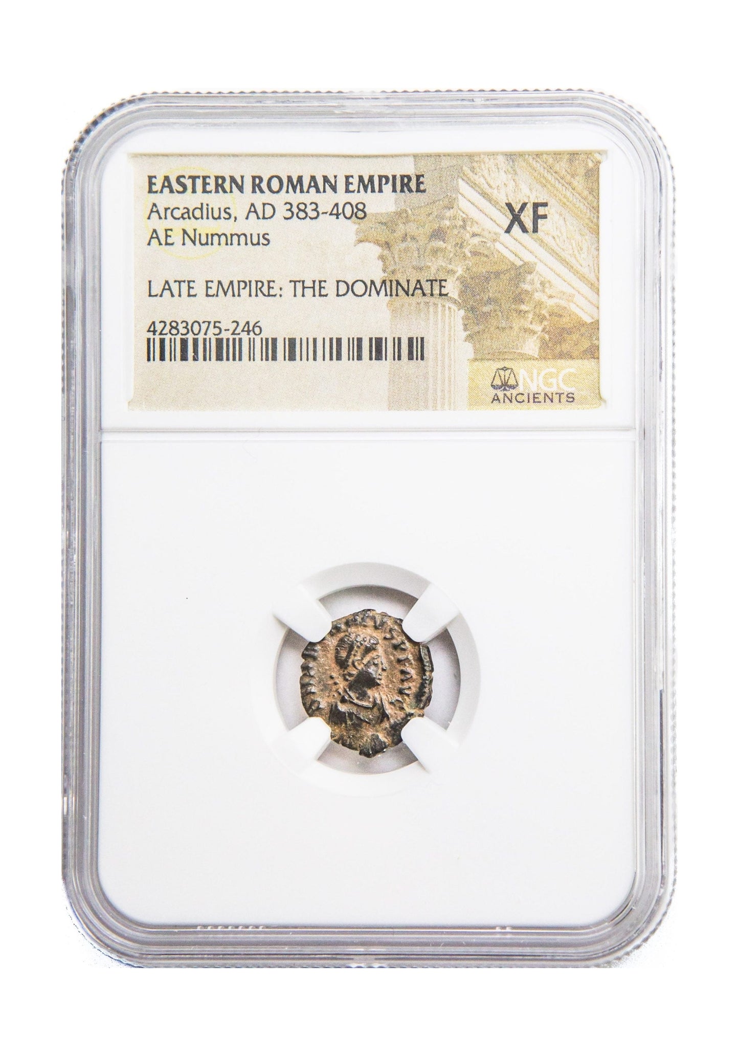 Arcadius Roman AE4 (AD 383-408) NGC