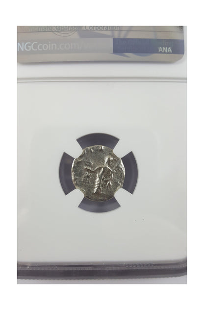 Azes II Silver Drachm – Journey of the Magi Era (c. 35 BC – AD 5) – NGC Certified