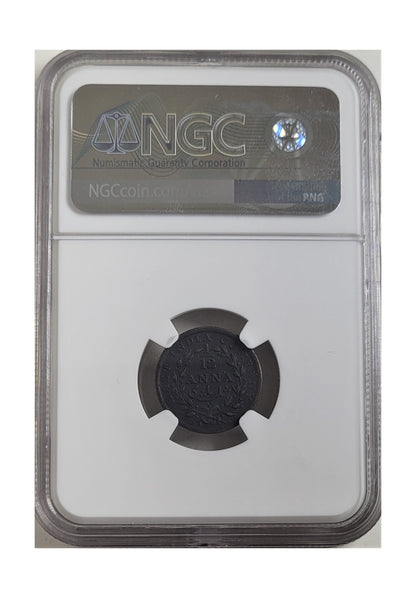 East India Company 1/12 Anna (1835) NGC – British Colonial Coinage